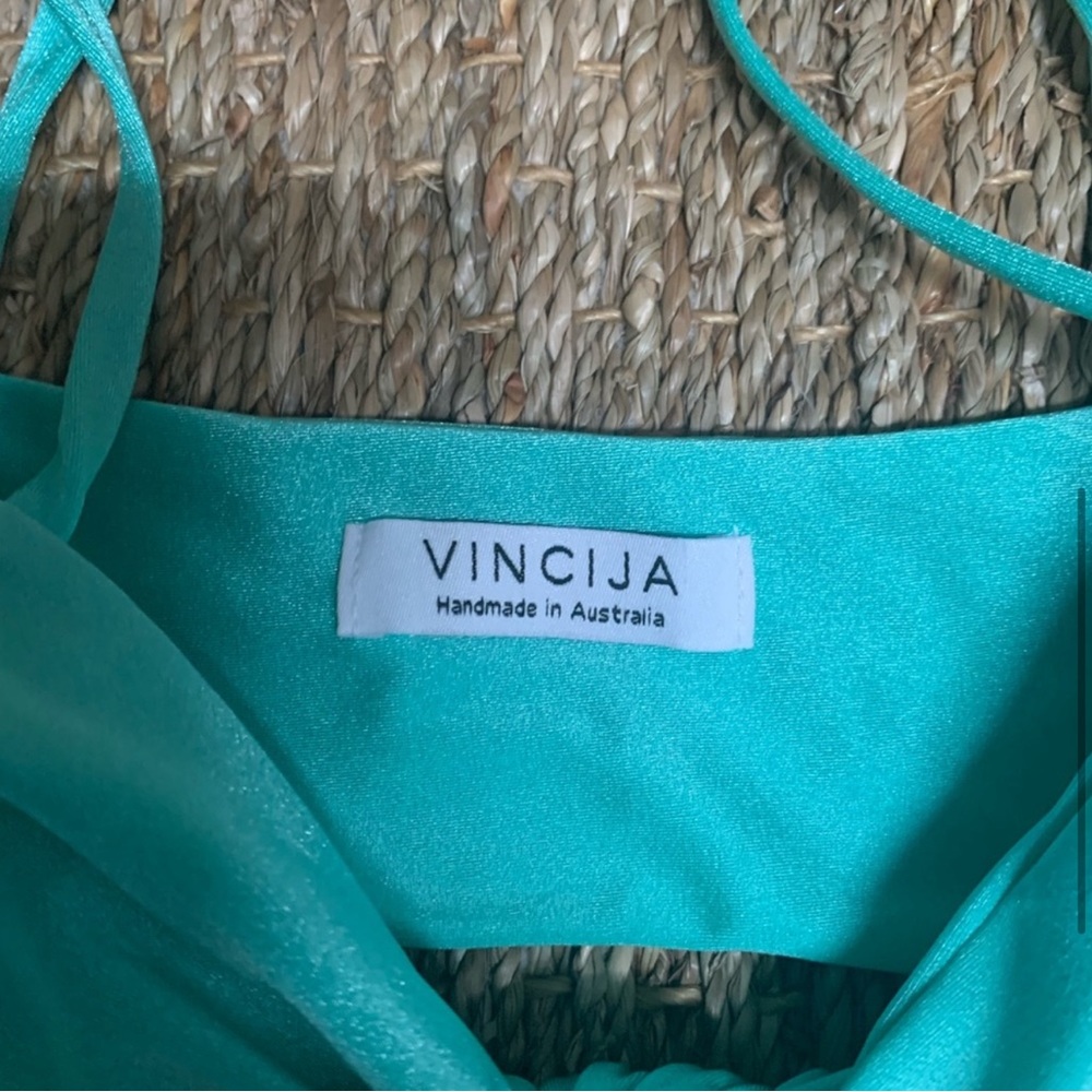 Vincija Australia tie front turquoise bikini XS - Picture 4 of 4
